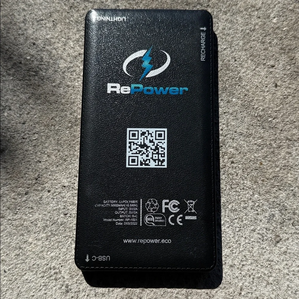 Rolling Loud Black Portable Charger
